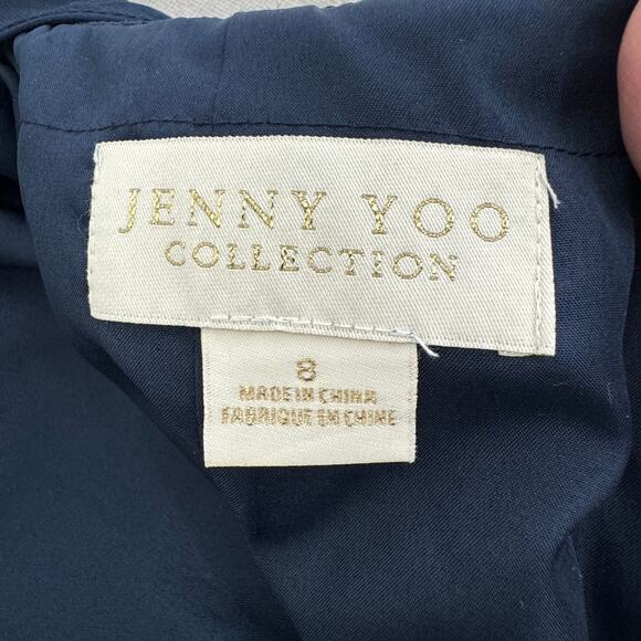 Jenny Yoo Kiara Dress‎ Navy Blue - Picture 8 of 12